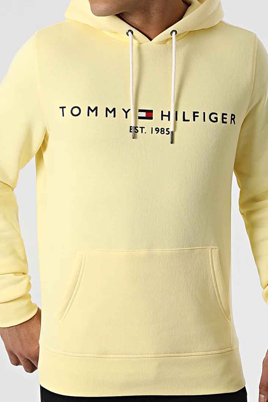 Tommy hilfiger sweat outlet jaune